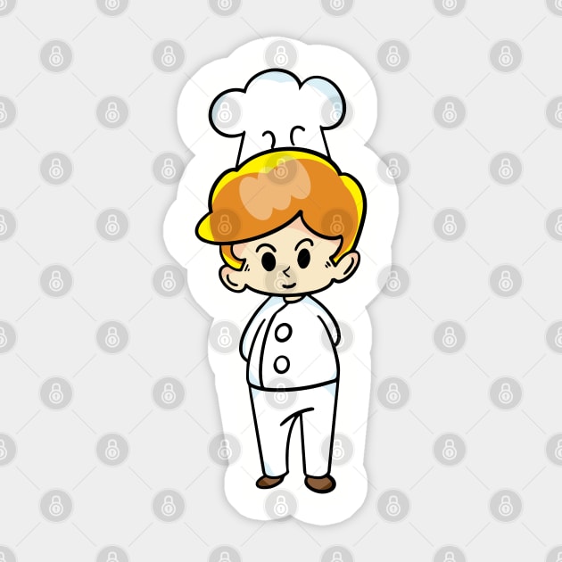 chef cartoon character  drawing design Sticker by Sabai Art